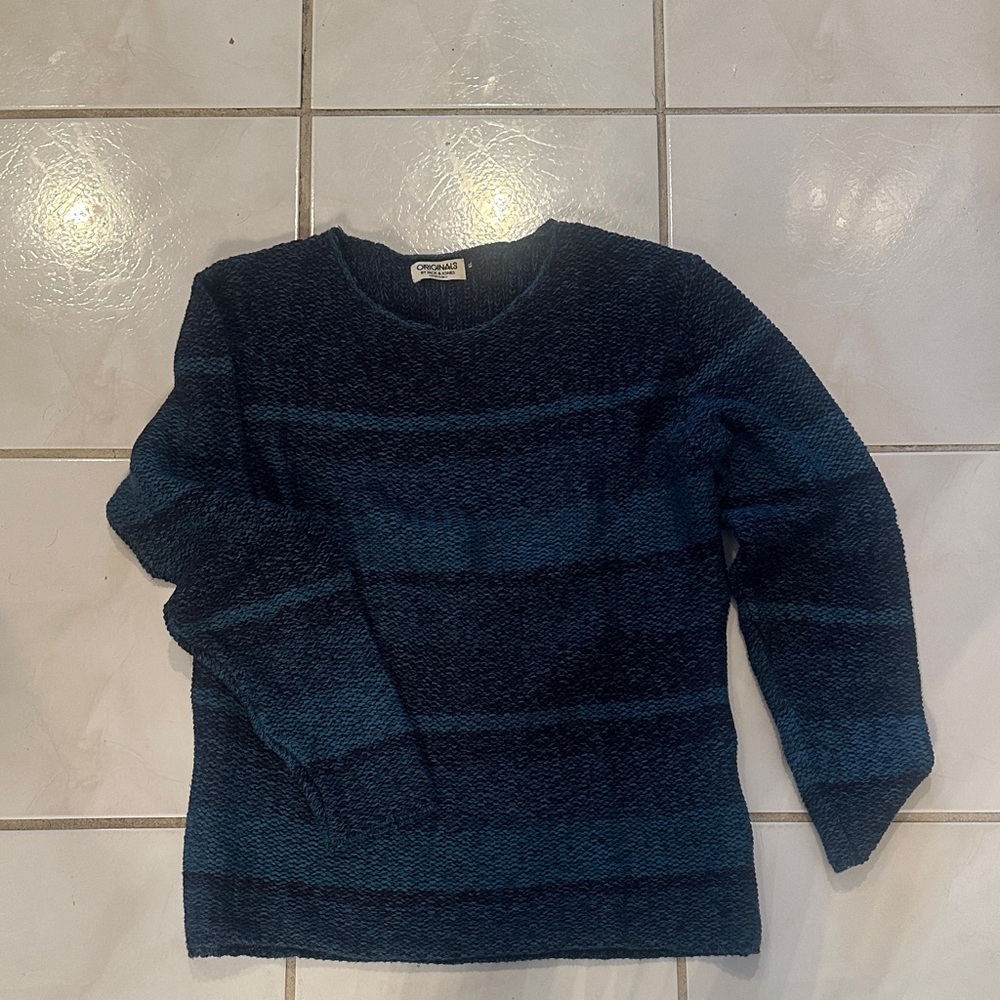 Jack and Jones Blue Crewneck Sweater